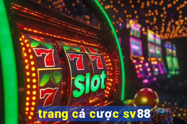 trang cá cược sv88