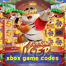 xbox game codes