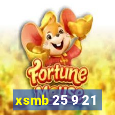 xsmb 25 9 21