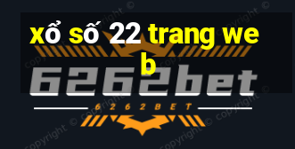 xổ số 22 trang web