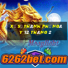 xổ số thành phố ngày 12 tháng 2