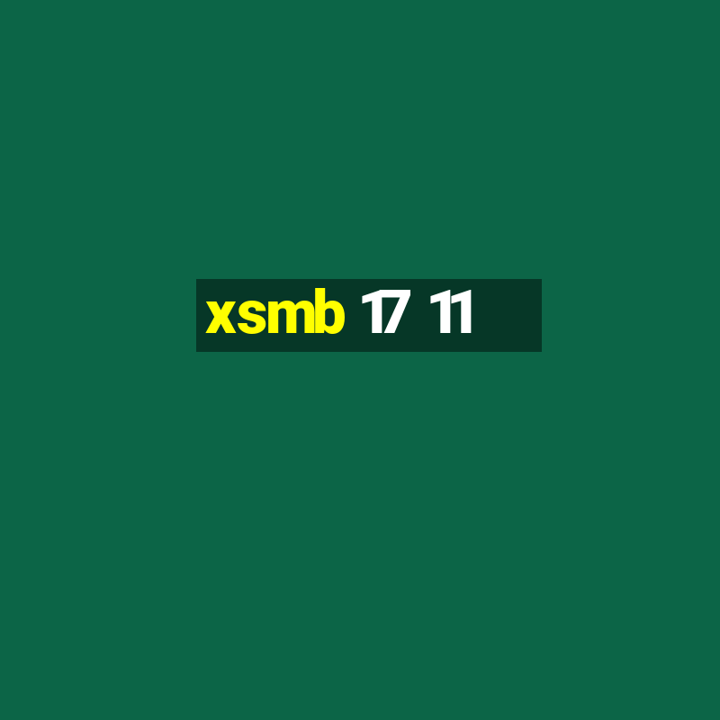 xsmb 17 11