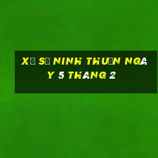 xổ số ninh thuận ngày 5 tháng 2