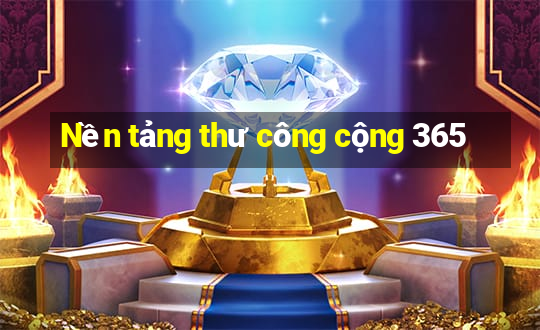 Nền tảng thư công cộng 365