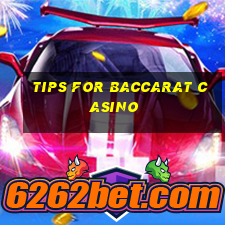 tips for baccarat casino