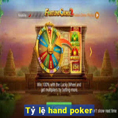 Tỷ lệ hand poker