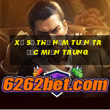 xổ số thứ năm tuần trước miền trung