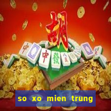 so xo mien trung chu nhat