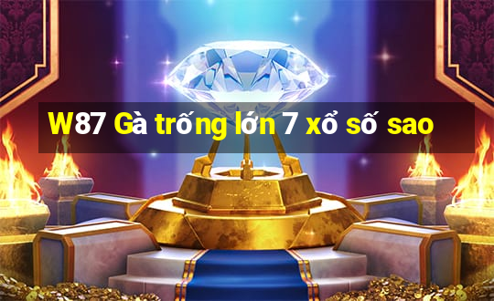 W87 Gà trống lớn 7 xổ số sao