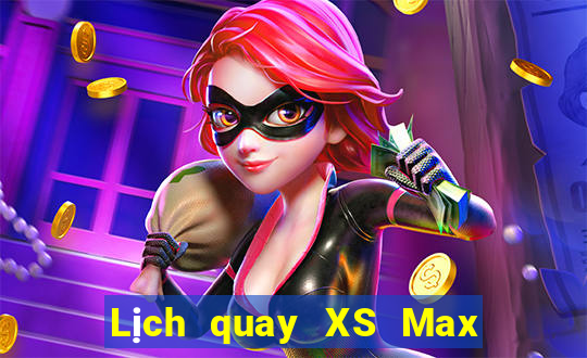 Lịch quay XS Max 4D Thứ 2