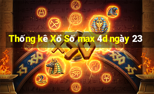 Thống kê Xổ Số max 4d ngày 23