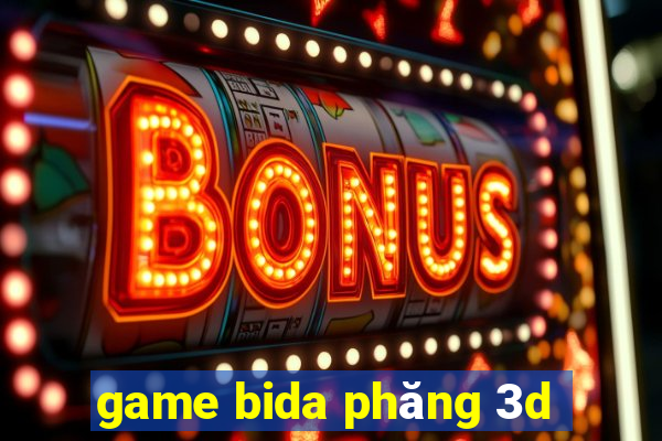 game bida phăng 3d