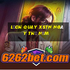 Lịch quay XSTN ngày thứ năm