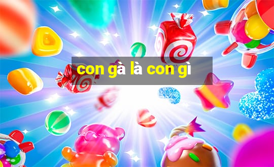 con gà là con gì