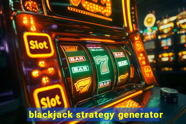 blackjack strategy generator