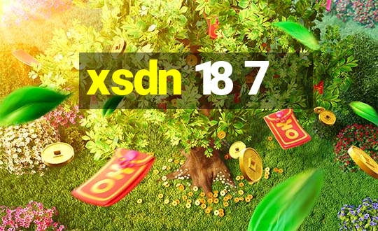 xsdn 18 7