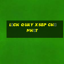 Lịch quay XSBP Chủ Nhật