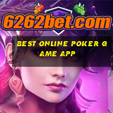 best online poker game app