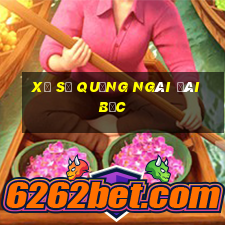 xổ số quảng ngãi đài bắc