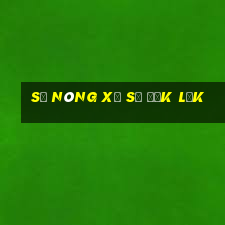 Số nóng xổ số đắk lắk