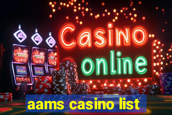 aams casino list