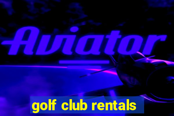 golf club rentals