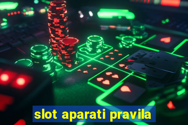 slot aparati pravila