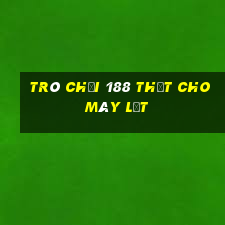 Trò chơi 188 thật cho máy lật