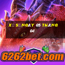 xổ số ngày 05 tháng 04