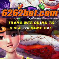 Trang web chính thức của 378 game bài