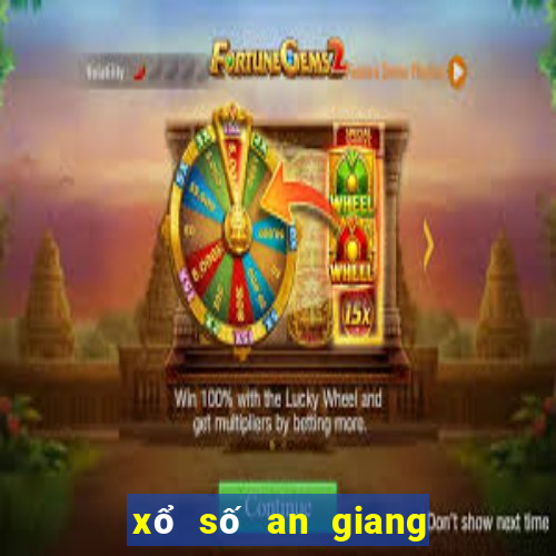 xổ số an giang 13 tháng 05