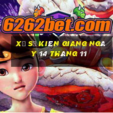 xổ số kiên giang ngày 14 tháng 11