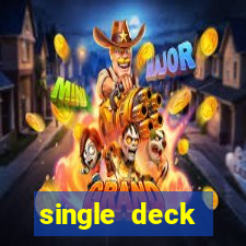 single deck blackjack simulator