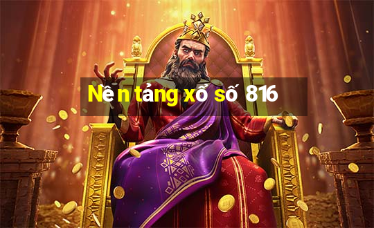 Nền tảng xổ số 816