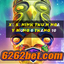 xổ số ninh thuận ngày mùng 6 tháng 10