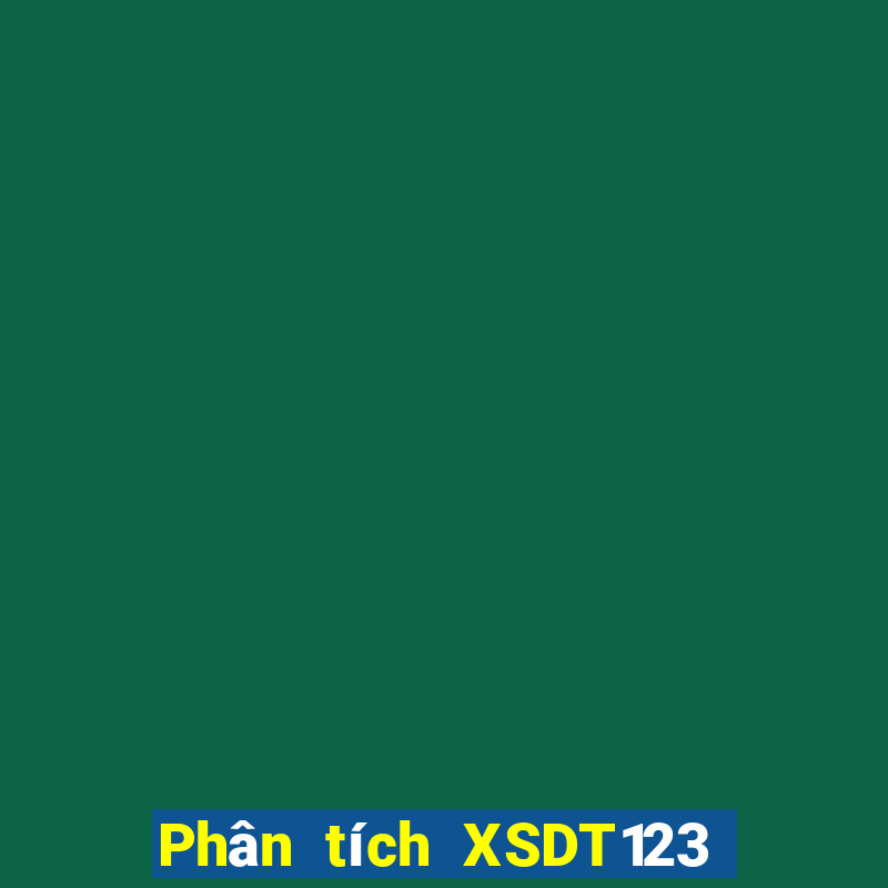 Phân tích XSDT123 thứ tư