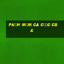 Phần mềm cá cược cba