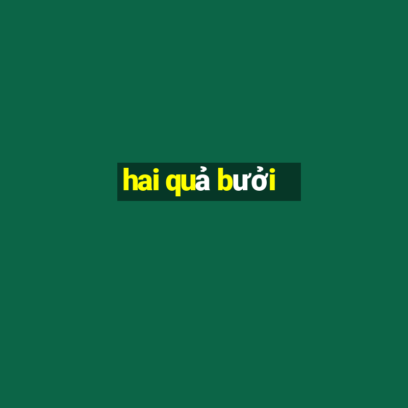 hai quả bưởi