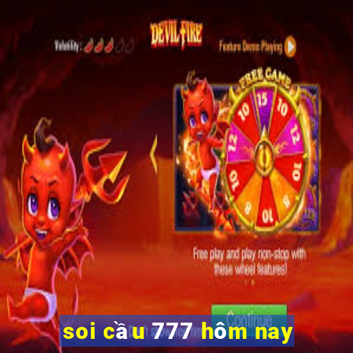 soi cầu 777 hôm nay