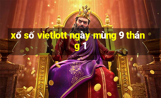 xổ số vietlott ngày mùng 9 tháng 1