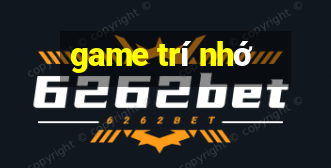 game trí nhớ