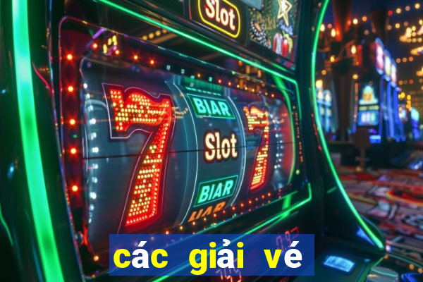 các giải vé số miền nam