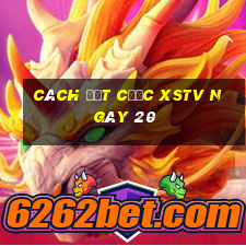 Cách đặt cược XSTV ngày 20