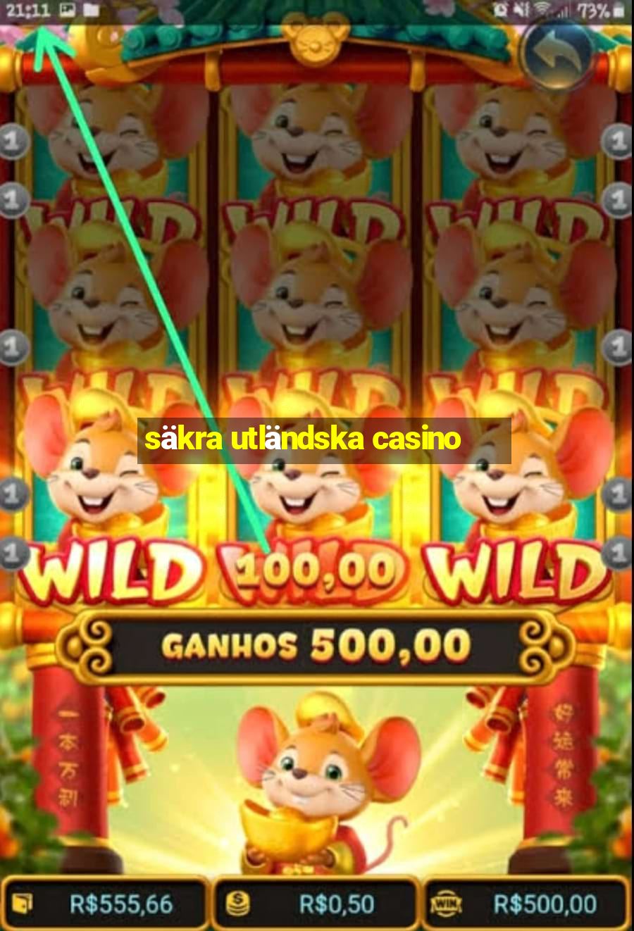 säkra utländska casino