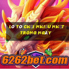 lô tô chơi nhiều nhất trong ngày