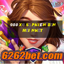 980 xổ số phiên bản mới nhất