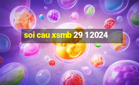 soi cau xsmb 29 1 2024