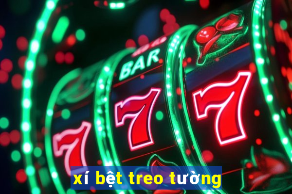 xí bệt treo tường