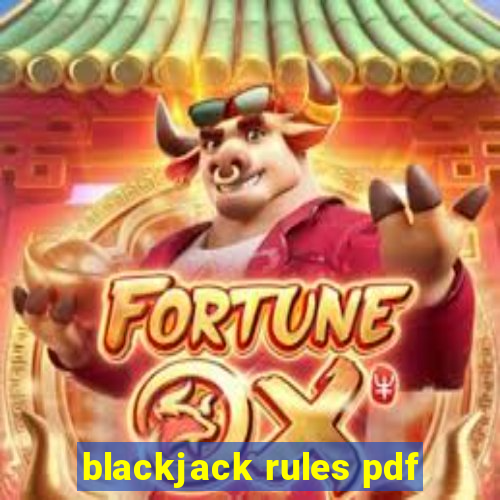 blackjack rules pdf