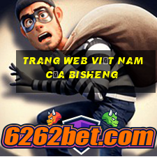 Trang web Việt nam của Bisheng